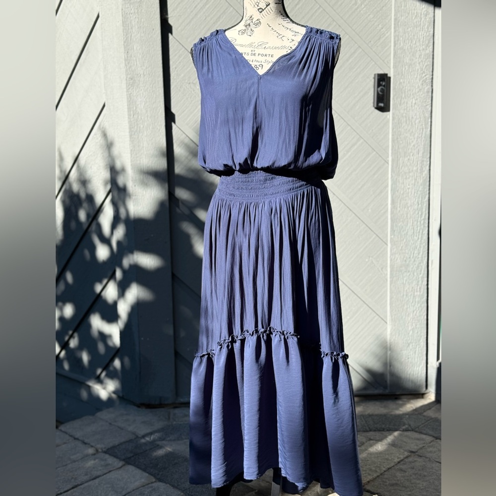 Ramy Brook Blue Midi Dress